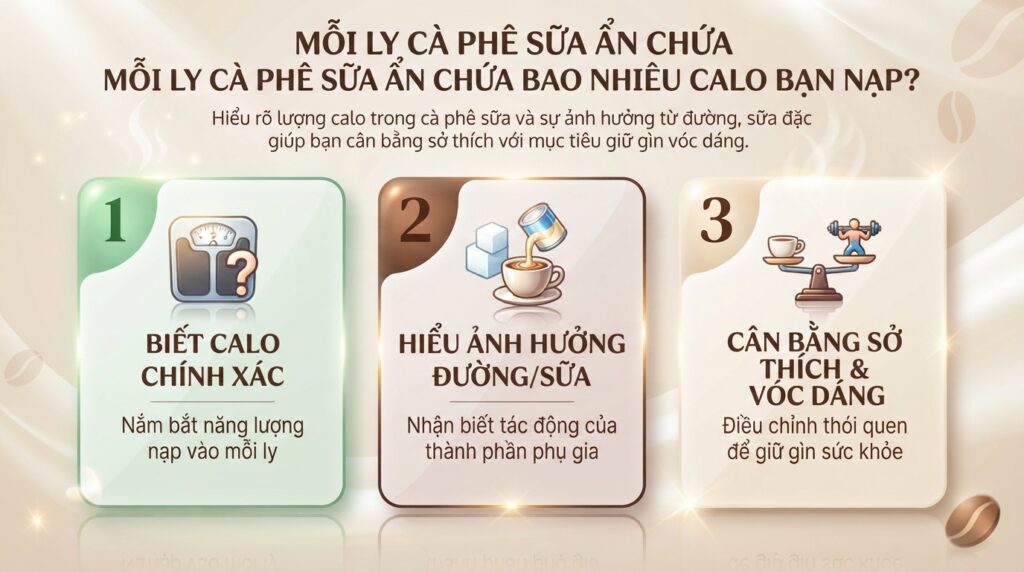1 ly cafe sữa bao nhiêu calo? Cách uống cafe sữa ít béo