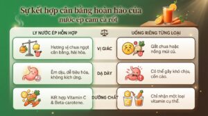 Bảo quản trong chai thủy tinh kín giúp giữ trọn vẹn dưỡng chất cả ngày.