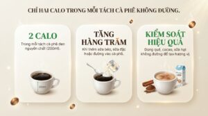 Cà phê không đường: Giải mã từ lợi ích đến cách thưởng thức đúng chuẩn