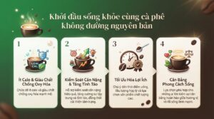 Cà phê không đường: Giải mã từ lợi ích đến cách thưởng thức đúng chuẩn
