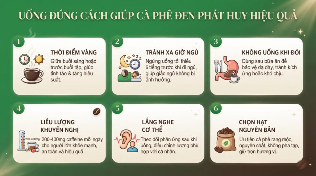 Cà phê không đường: Giải mã từ lợi ích đến cách thưởng thức đúng chuẩn