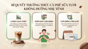 Cà phê sữa tươi không đường bao nhiêu calo? Uống sao cho chuẩn vóc dáng?