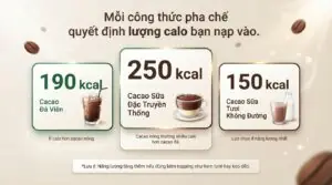 Cacao sữa bao nhiêu calo? Hướng dẫn cách uống kiểm soát cân nặng hiệu quả