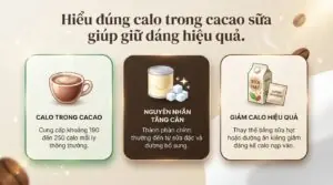 Cacao sữa bao nhiêu calo? Hướng dẫn cách uống kiểm soát cân nặng hiệu quả