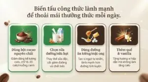 Cacao sữa bao nhiêu calo? Hướng dẫn cách uống kiểm soát cân nặng hiệu quả