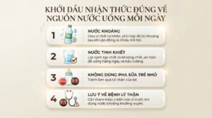 Chỉ số TDS là căn cứ xác định nên uống nước khoáng hay nước tinh khiết phù hợp.
