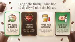 Khoảng cách ba mươi phút sau ăn giúp giảm kích ứng niêm mạc dạ dày.