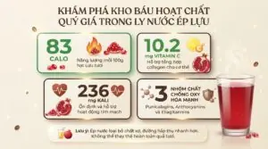 Khung giờ uống lựu từ một đến hai tiếng sau ăn giúp tối ưu dưỡng chất.