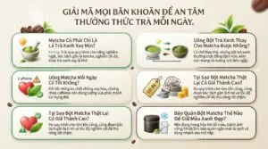 Matcha có phải trà xanh không và cách phân biệt chính xác