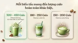 Matcha latte bao nhiêu calo? Bí quyết thưởng thức giúp kiểm soát cân nặng