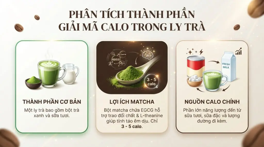 Matcha latte bao nhiêu calo? Bí quyết thưởng thức giúp kiểm soát cân nặng