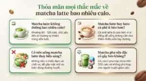 Matcha latte bao nhiêu calo? Bí quyết thưởng thức giúp kiểm soát cân nặng