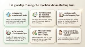 Nên uống nước khoáng hay nước tinh khiết: Lựa chọn tối ưu cho sức khỏe