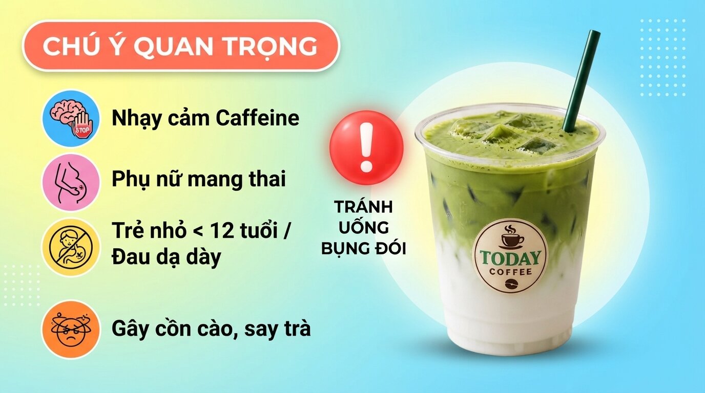 Nhạy cảm với caffeine hay dạ dày yếu - uống đúng thời điểm giúp bảo vệ sức khỏe hệ tiêu hóa toàn diện.