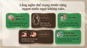 Nước ngọt không calo: Giải pháp lành mạnh hay chỉ thay thế tạm thời?