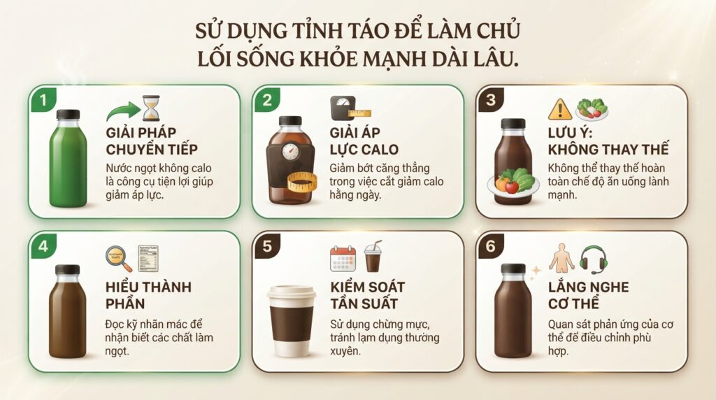 Nước ngọt không calo: Giải pháp lành mạnh hay chỉ thay thế tạm thời?