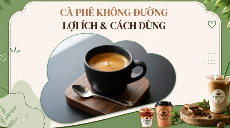 Cà phê không đường: Giải mã từ lợi ích đến cách thưởng thức đúng chuẩn