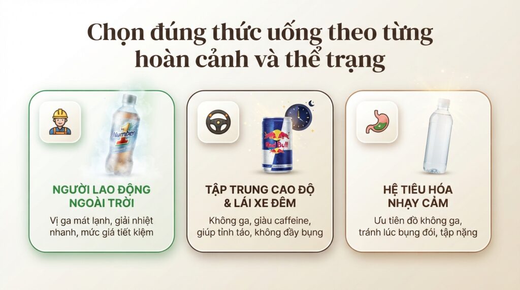So sánh Number 1 và Red Bull: nên chọn loại nào giúp duy trì tỉnh táo?