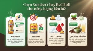 So sánh Number 1 và Red Bull: nên chọn loại nào giúp duy trì tỉnh táo?