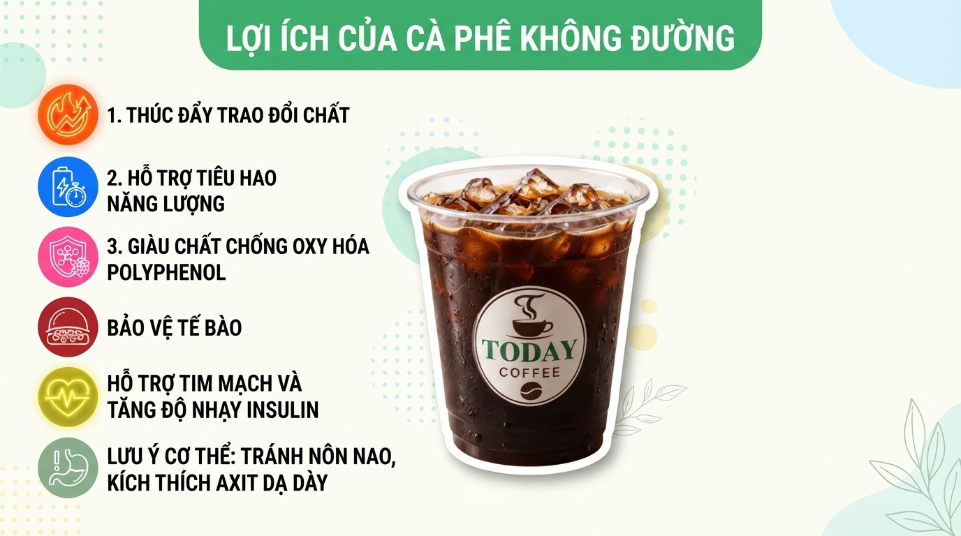 Thưởng thức cà phê không đường mỗi sáng - kích hoạt trao đổi chất và tiếp thêm năng lượng sạch. Thưởng thức cà phê không đường mỗi sáng - kích hoạt trao đổi chất và tiếp thêm năng lượng sạch.