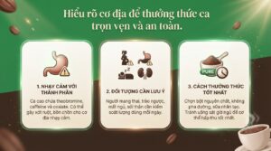 Triệu chứng bất thường nhắc nhở những người không nên uống ca cao cần ngưng dùng.
