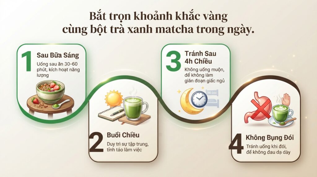 Uống bột trà xanh matcha có tốt không? Khám phá tác dụng và lưu ý