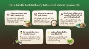 Uống bột trà xanh matcha có tốt không? Khám phá tác dụng và lưu ý