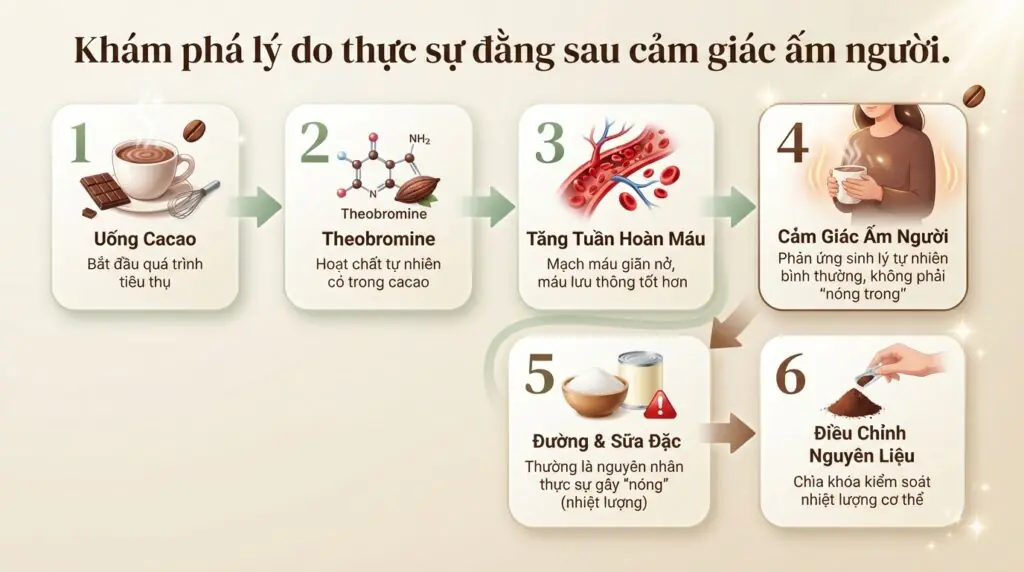 Uống cacao có nóng không? Giải mã các lầm tưởng và cách thưởng thức trọn vị