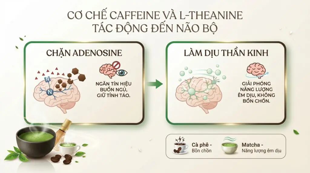 Uống matcha có mất ngủ không? Cách thưởng thức trọn vẹn cho sức khỏe